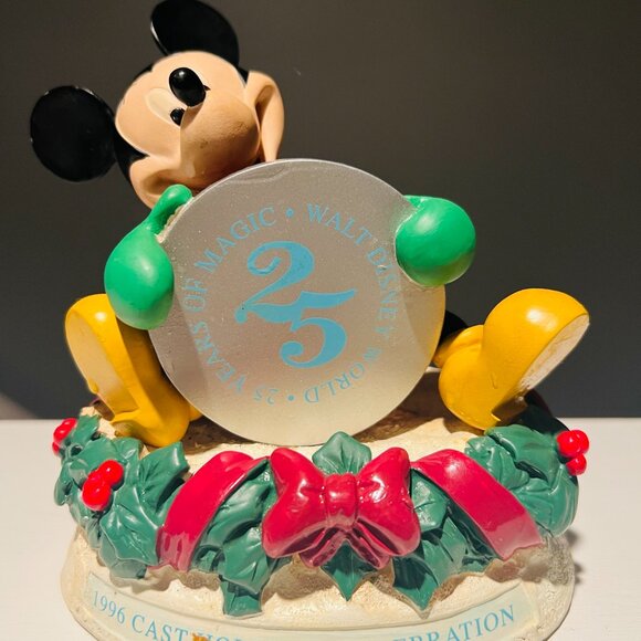 Mickey Mouse 1996 Cast Holiday Figurine – 25 Years of Magic - Picture 3 of 9